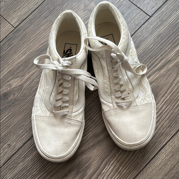 Vans Old Skool PLATFORM Tonal logo sneakers size 8 - Picture 4 of 12